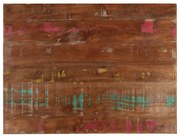 vidaXL Tampo de mesa retangular 90x70x1,5 cm madeira recuperada maciça