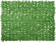 vidaXL Tela de varanda com folhas verdes 200x150 cm