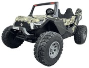 Buggy elétrico para crianças Todo terreno 2 Lugares Clash 24V 4x4 MP4, Rodas de espuma., Assento Couro sintético Camuflado