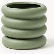 Vaso pequeno com prato Rudi, Alt 16 cm