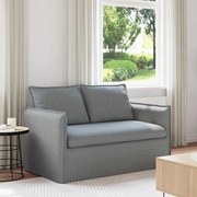 vidaXL Sofá Cinzento-claro 136 x 82 x 85 cm tecido