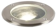LED Foco de chão exterior inteligente em aço inoxidável com Wi-Fi GU10 IP65 - Delux Moderno