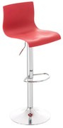 Banco de bar Hoover 39 x 84-104 x 36 cm Vermelho