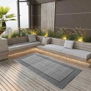 vidaXL Tapete de exterior 120x180 cm ARAKIL PP cinzento