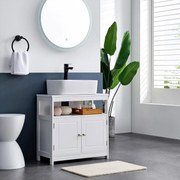 Móvel de casa de banho para lavatório (Não incluído) 60 x 30 x 60 cm branco mate