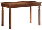 vidaXL Mesa de jantar 120x60x77 cm madeira maciça de acácia