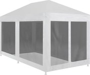vidaXL Tenda para festas com 6 paredes laterais em rede 6x3 m