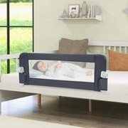 Barra segurança Cama para bebés dobrável Cama de solteiro Cama de casal 120 x 40,5 x 42 cm Cinzento