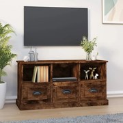 vidaXL Móvel de TV 100x35x50 cm derivados de madeira carvalho fumado