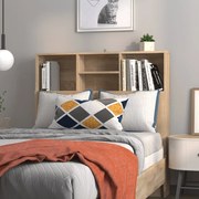 vidaXL Armário de cabeceira 100x19x103,5 cm cor carvalho sonoma