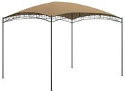 vidaXL Gazebo 3x4x2,65 m 180 g/m² cinzento-acastanhado