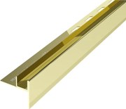 Mexen Line-B guarnição de desnível para vidro 120 cm direita, dourada - 185004120R