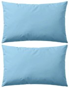 Almofadas para exterior 2 pcs 60x40 cm azul claro