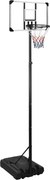 vidaXL Tabela de basquetebol 280-350 cm policarbonato transparente