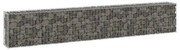 vidaXL Muro gabião com tampas aço galvanizado 300x30x50 cm
