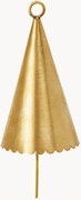 Ornamentos para árvore de Natal Cone Bell, conjunto de 2