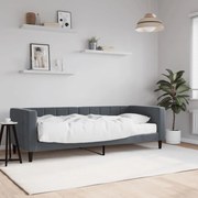 vidaXL Sofá-cama com colchão 80x200 cm veludo cinzento-escuro