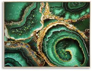 PINTURA SOBRE TELA LACADA SMERALDY -A- C/MOLDURA 82X4X62 CM