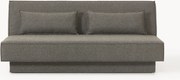 Sofá-cama em bouclé com arrumação David