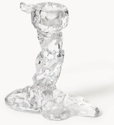 Castiçal em vidro artesanal Drip