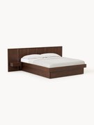 Cama em madeira com gavetas e cabeceira Nanto