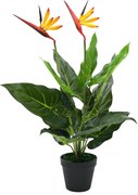 vidaXL Planta estrelícia/ave do paraíso artificial 66 cm