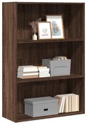vidaXL Estante 80x30x114 cm derivados de madeira carvalho castanho