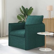 vidaXL Sofá Verde Escuro 195 x 82 x 85 cm tecido