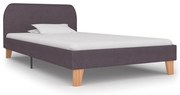 vidaXL Estrutura de cama sem colchão 90x190 cm tecido