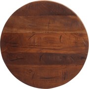 vidaXL Tampo de mesa redondo Ø60x3,8cm madeira recuperada maciça