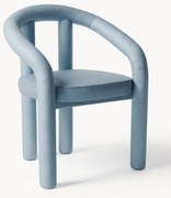 Cadeira com braços em veludo Calan