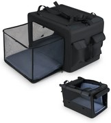 Escadas de espuma para cães de 4 degraus, escadas dobráveis ​​para cães com piso antiderrapante e capa removível e lavável, cinza