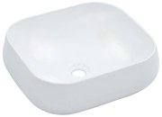 vidaXL Lavatório 44,5x39,5x14,5 cm cerâmica branco