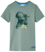 T-shirt para criança caqui 104
