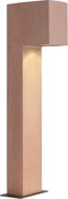 Poste de luz exterior moderno terracota 65cm IP44 - Pompei