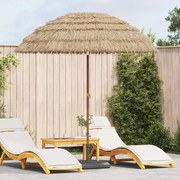 vidaXL Parasol de Praia Castanho Ø 206 x 209.5 cm Aço