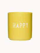 Caneca de design Favourite Happy com inscrição