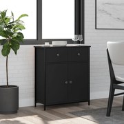vidaXL Aparador 70x30x80 cm derivados de madeira preto
