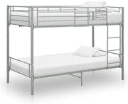Beliche 90x200 cm metal cinzento