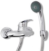vidaXL Conjunto chuveiro torneira monocomando cromado