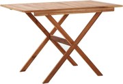 vidaXL Mesa de jardim 110x67x74 cm madeira de acácia maciça