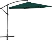 vidaXL Guarda-sol de jardim cantilever 3 m verde