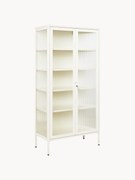 Vitrine em metal com vidro canelado The Collector