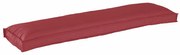 vidaXL Almofada de palete para banco Vinho Vermelho 150 x 40 x 8 cm