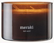 Vela perfumada de três pavios Dark Wood (noz-moscada, cravo & âmbar)