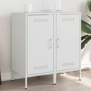 vidaXL Aparadores 2 pcs 36x39x79 cm aço branco