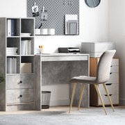 Mesa Betão Cinza 80x50x76 cm Madeira engenheirada