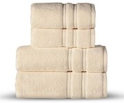 Toalhas 100% algodão C/ 550 gr./m2 - CONFORT marca Devilla: Bege 2 TOALHAS 70x140 cm