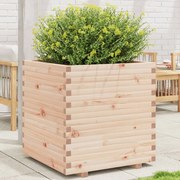 vidaXL Vaso/floreira de jardim 70x70x72,5 cm madeira de pinho maciça