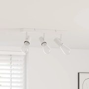 vidaXL Foco de teto Branco 38 x 6.5 x 11.5 cm Aço